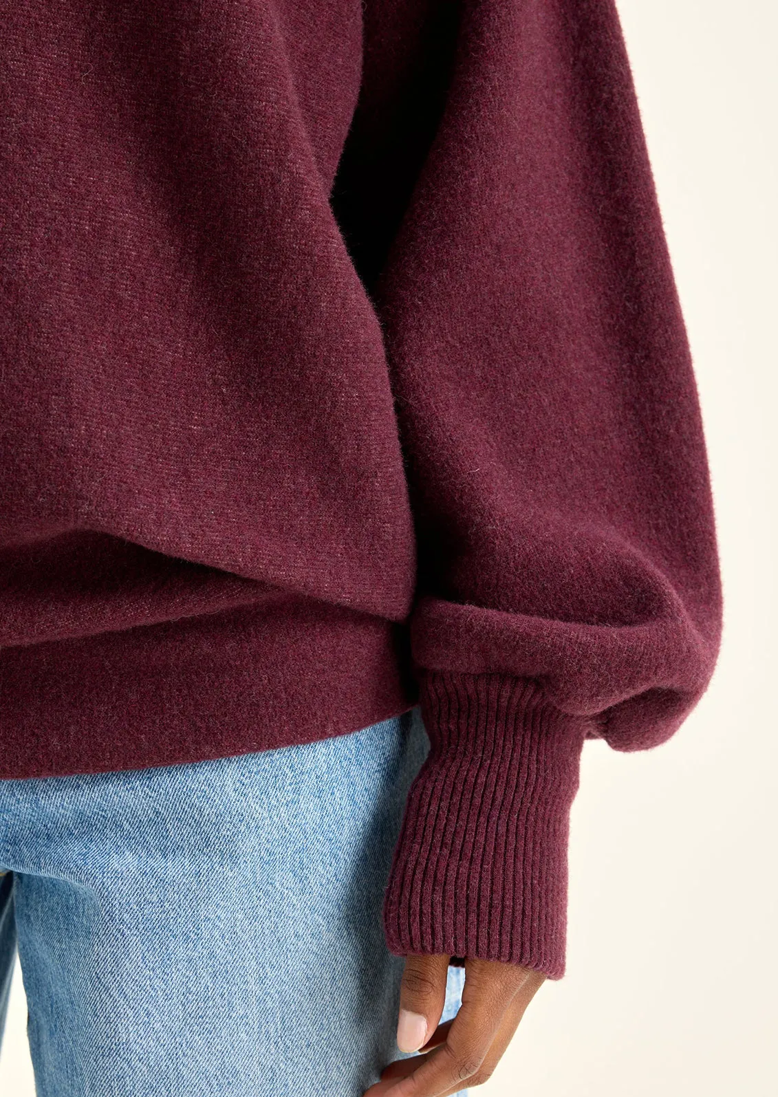 Milos Jersey Knit Sweater