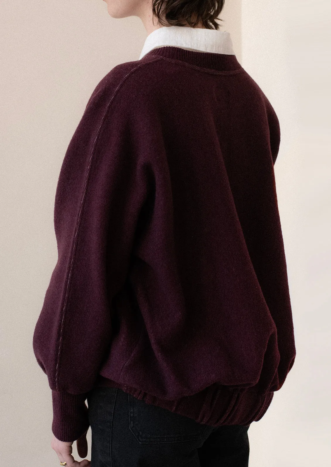 Milos Jersey Knit Sweater