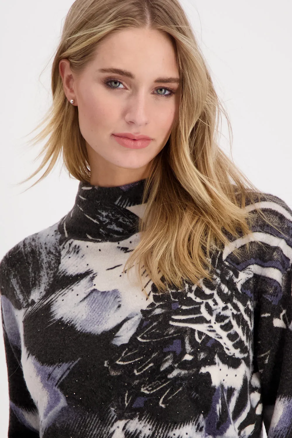 Monari Spring Print Sweater 807472