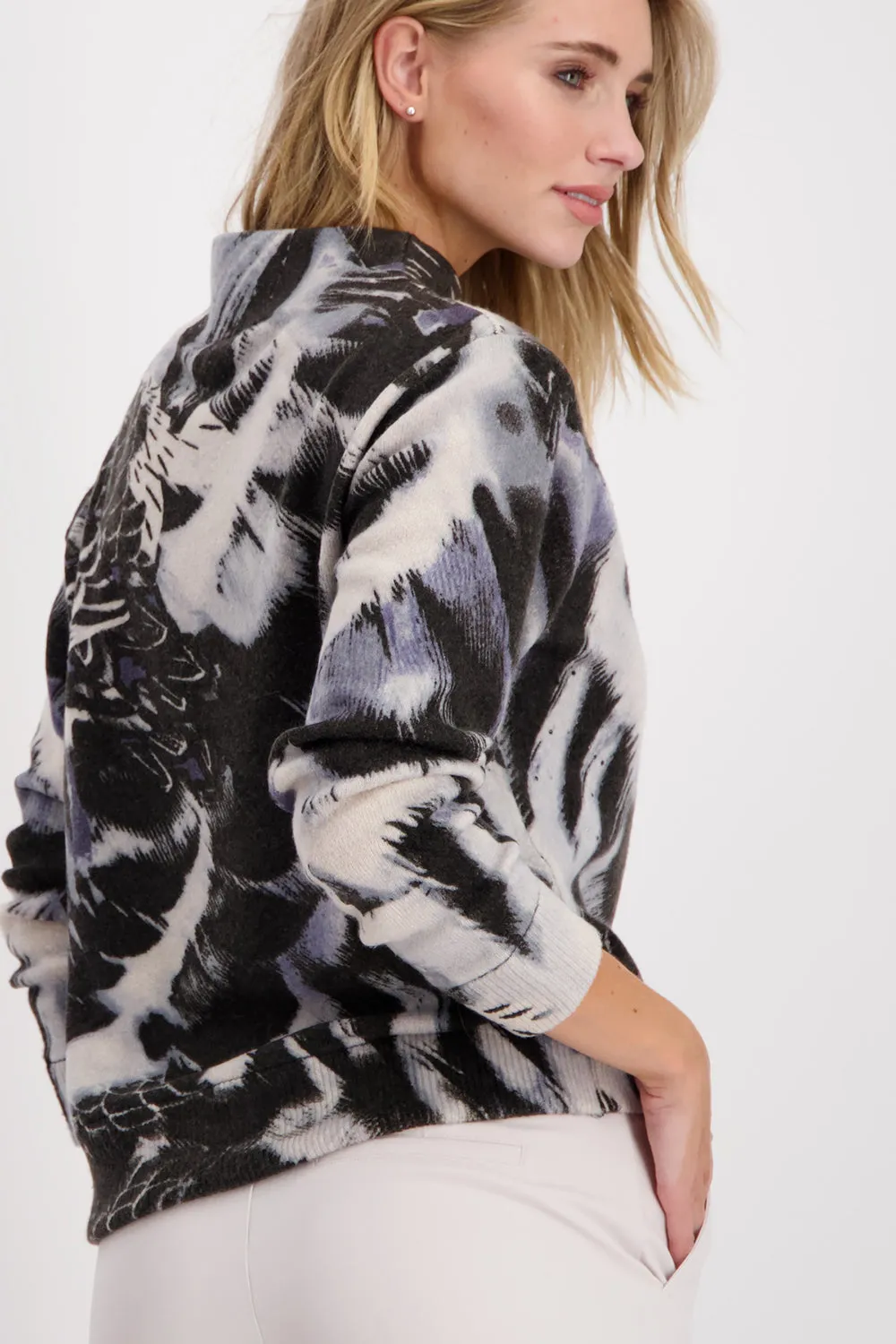 Monari Spring Print Sweater 807472