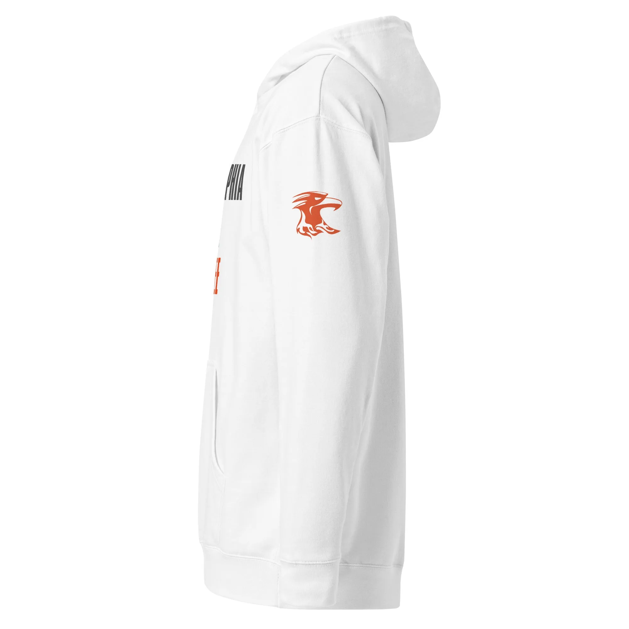 Philly Phrisbee White Midweight Hoodie