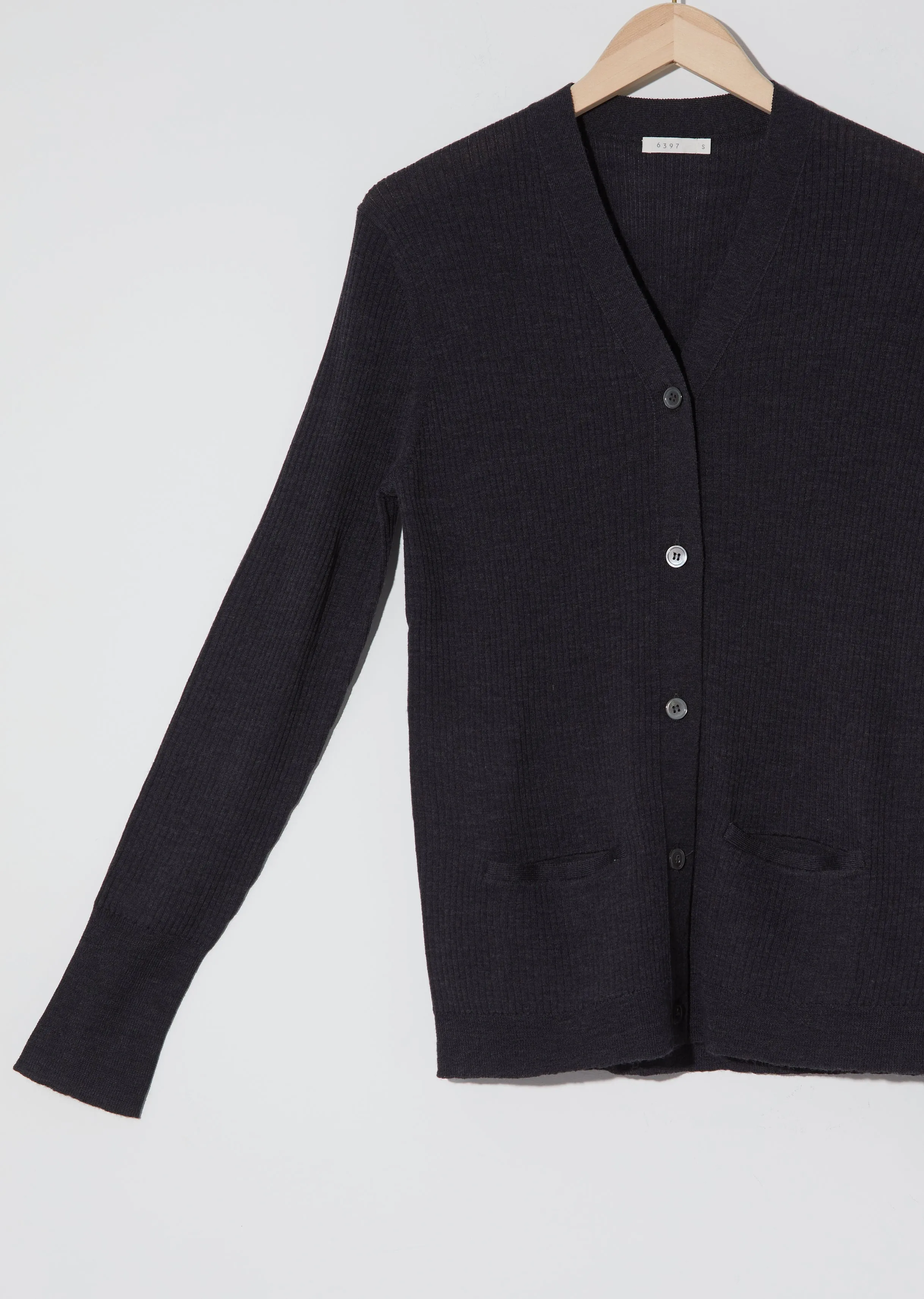 Poor Boy Cardigan — Charcoal