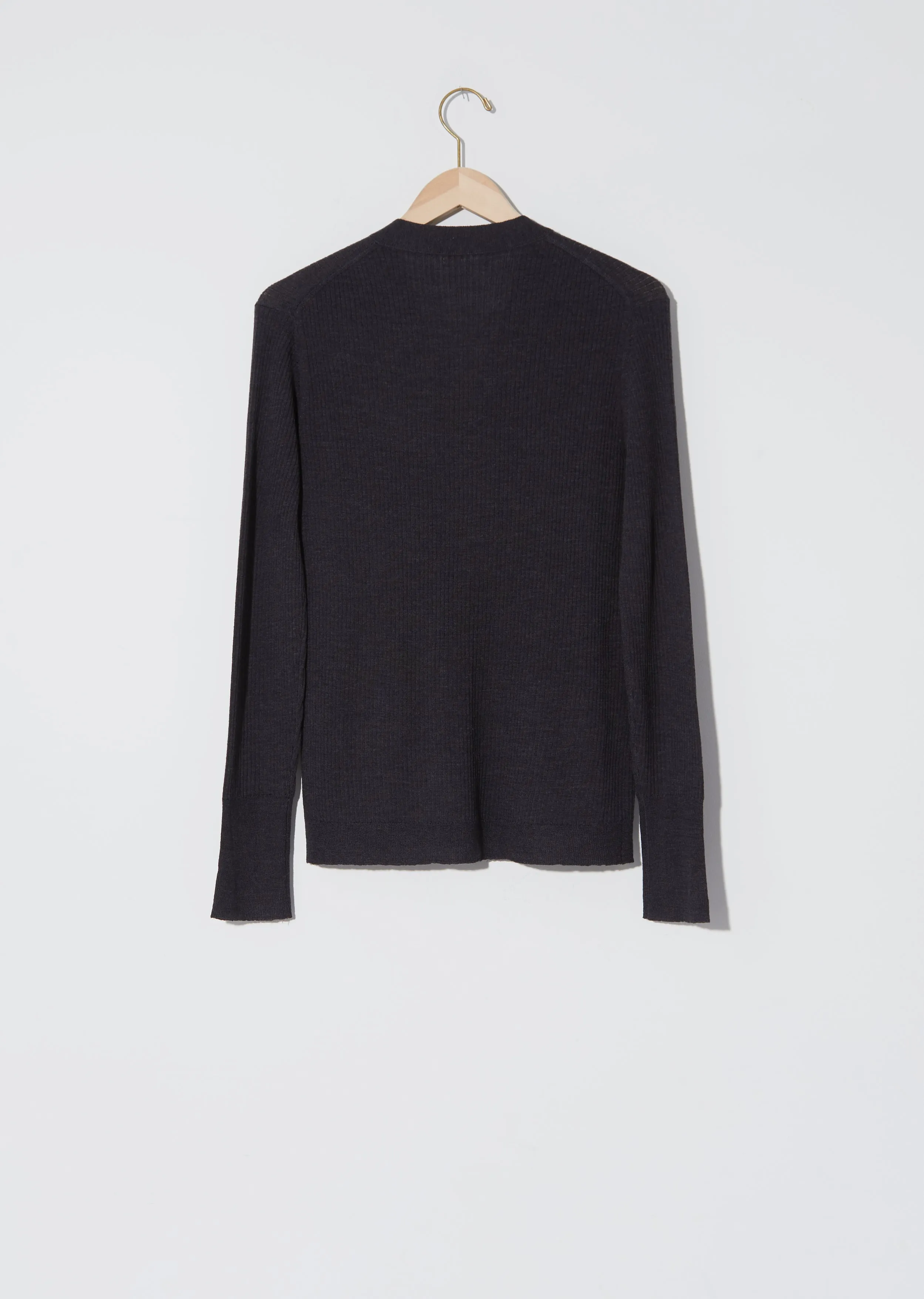 Poor Boy Cardigan — Charcoal