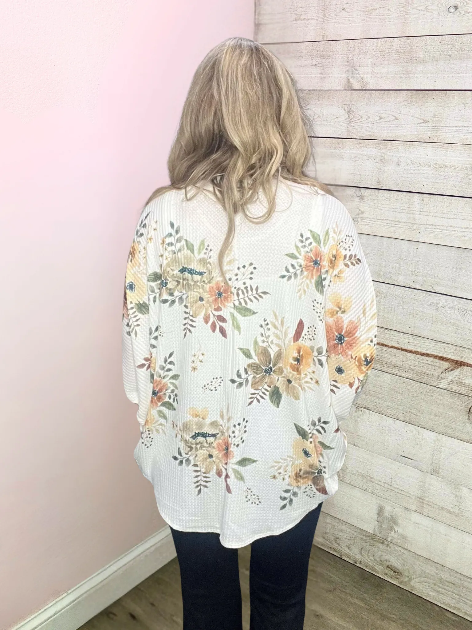 "Garden Goddess" Floral Kimono Cardigan