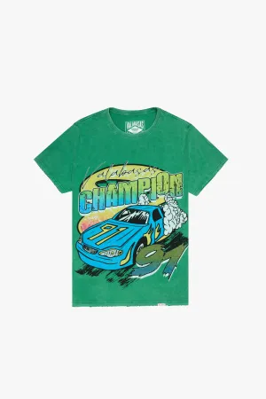 "LANES" FOREST GREEN TEE