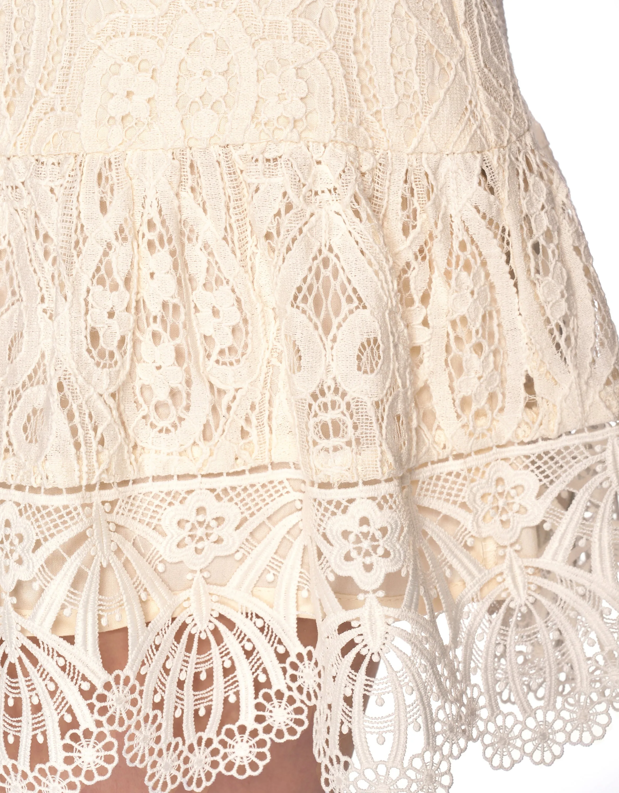 Sleeveless Lace Dress