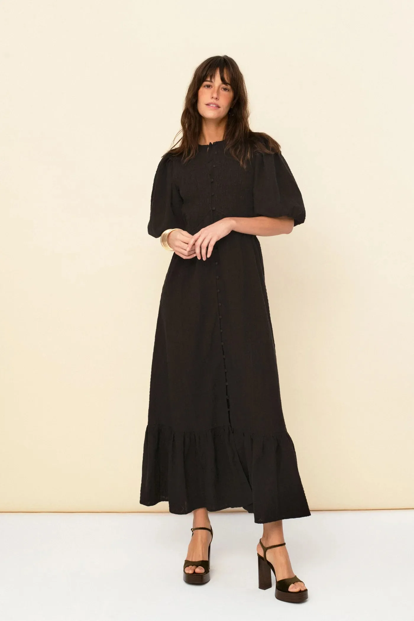 Sonmer Magnolia Dress Black