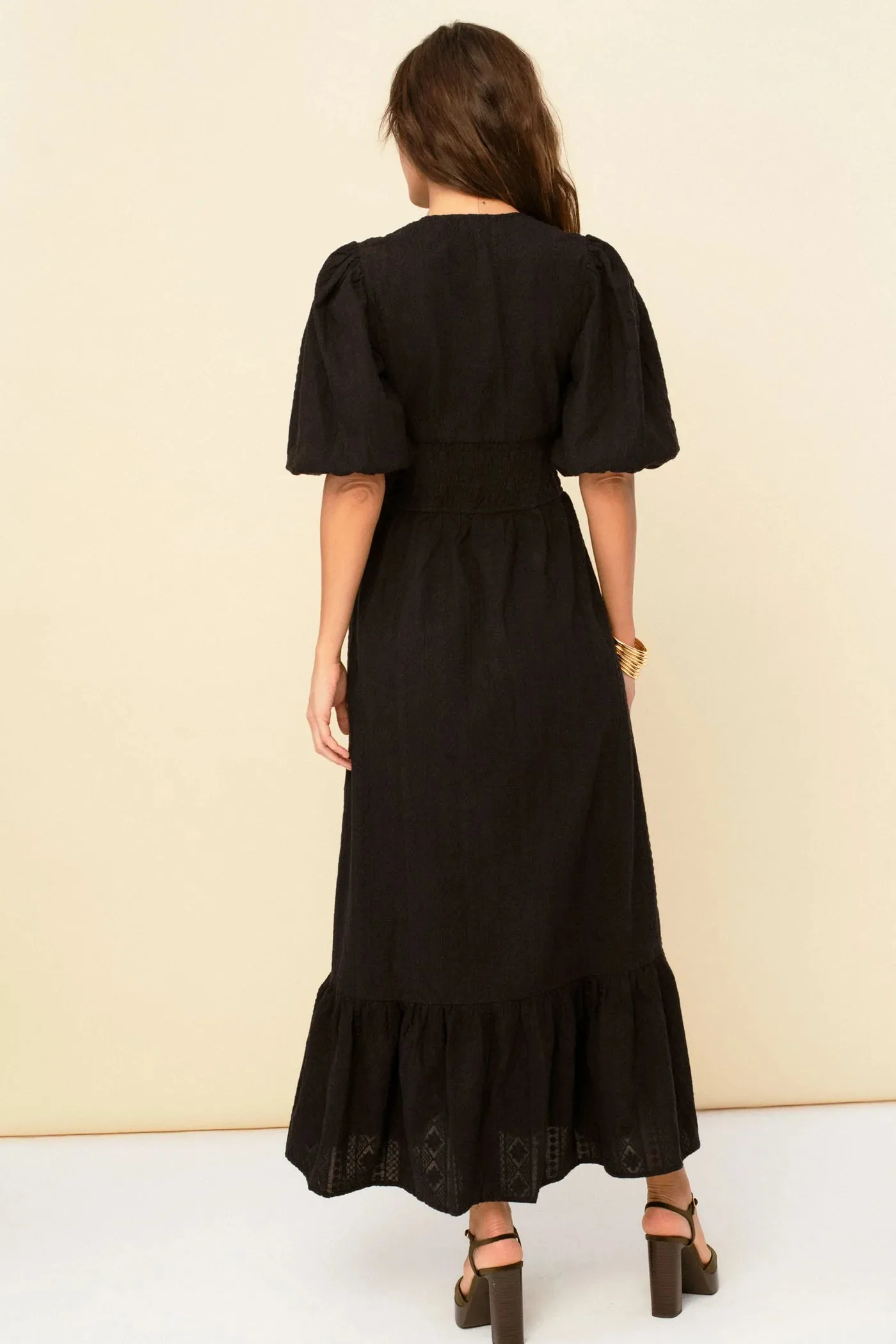 Sonmer Magnolia Dress Black