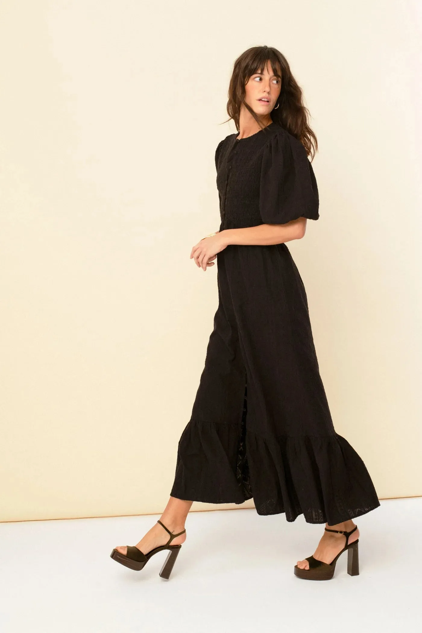 Sonmer Magnolia Dress Black