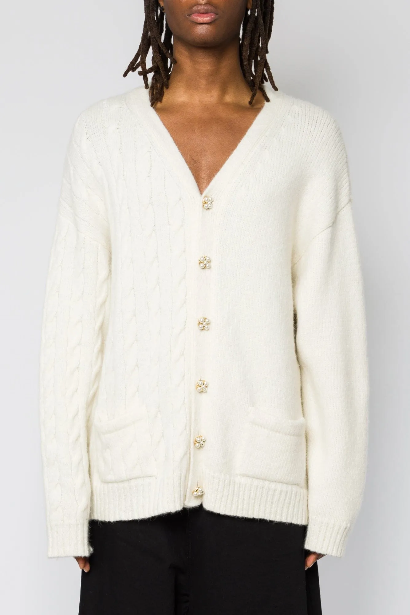 Vetements Split Cardigan
