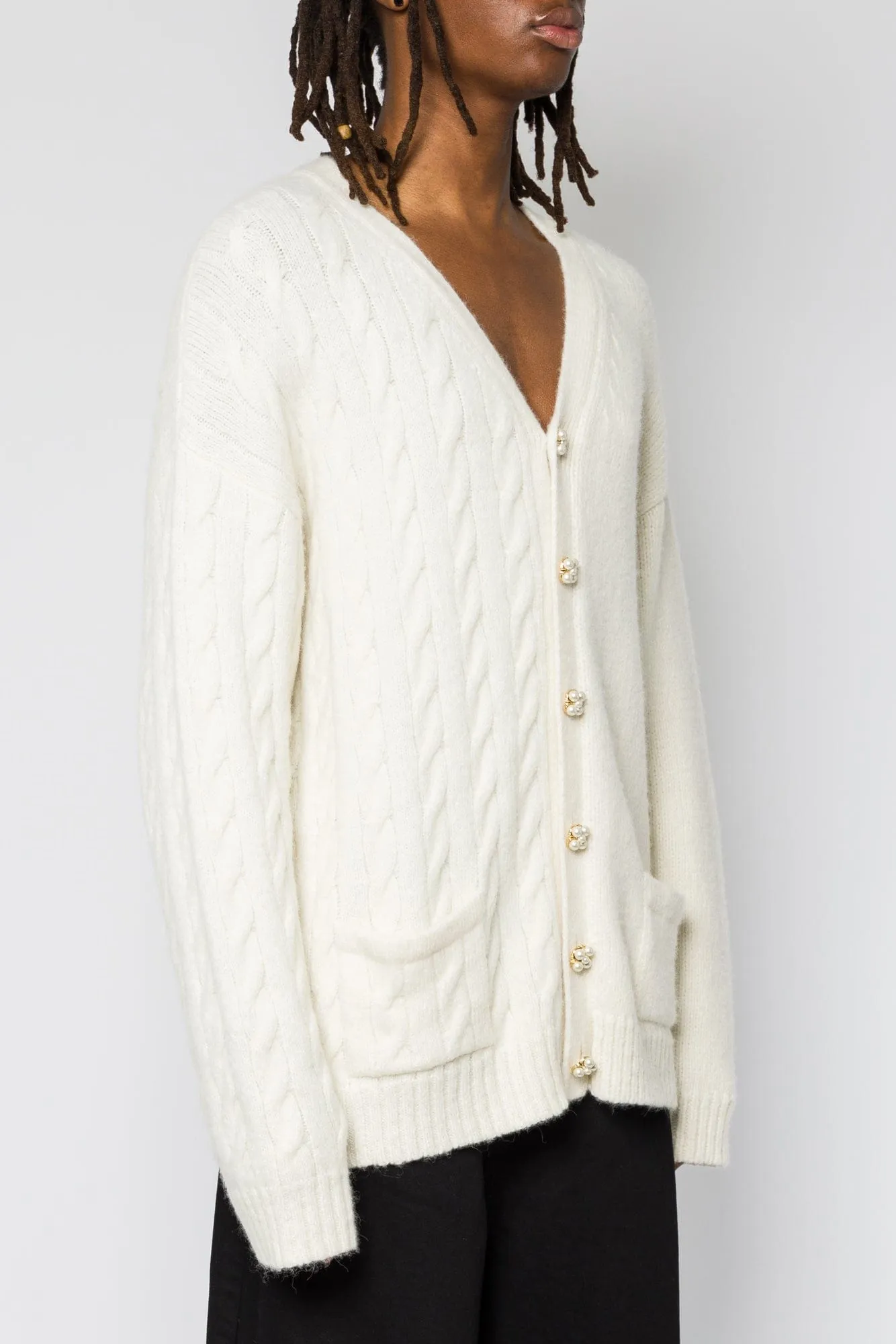 Vetements Split Cardigan
