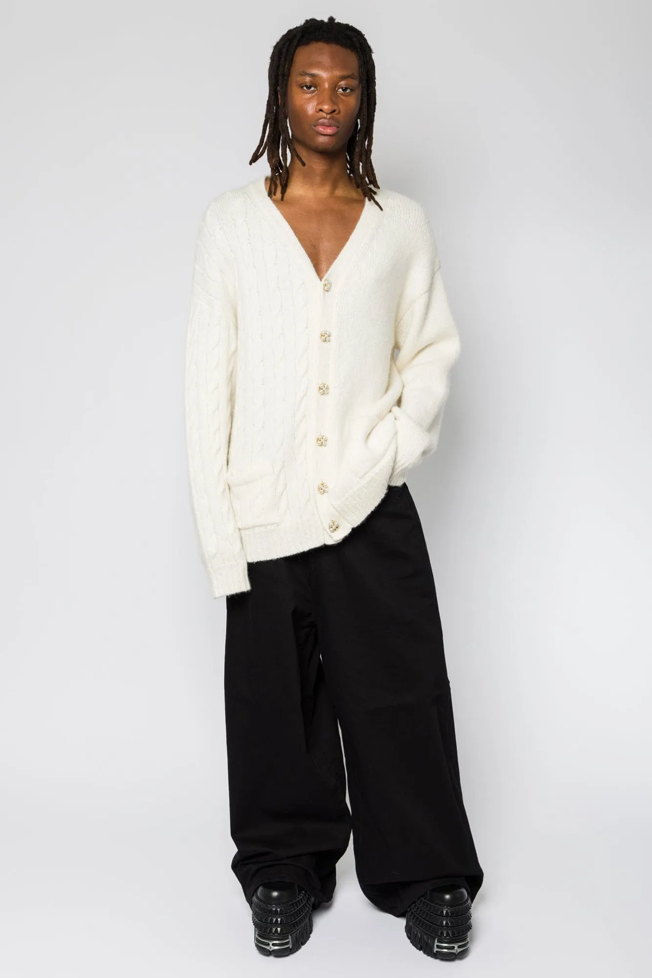 Vetements Split Cardigan
