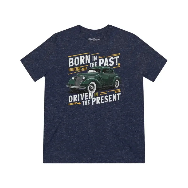 Vintage Car Triblend Tee for Timeless Style