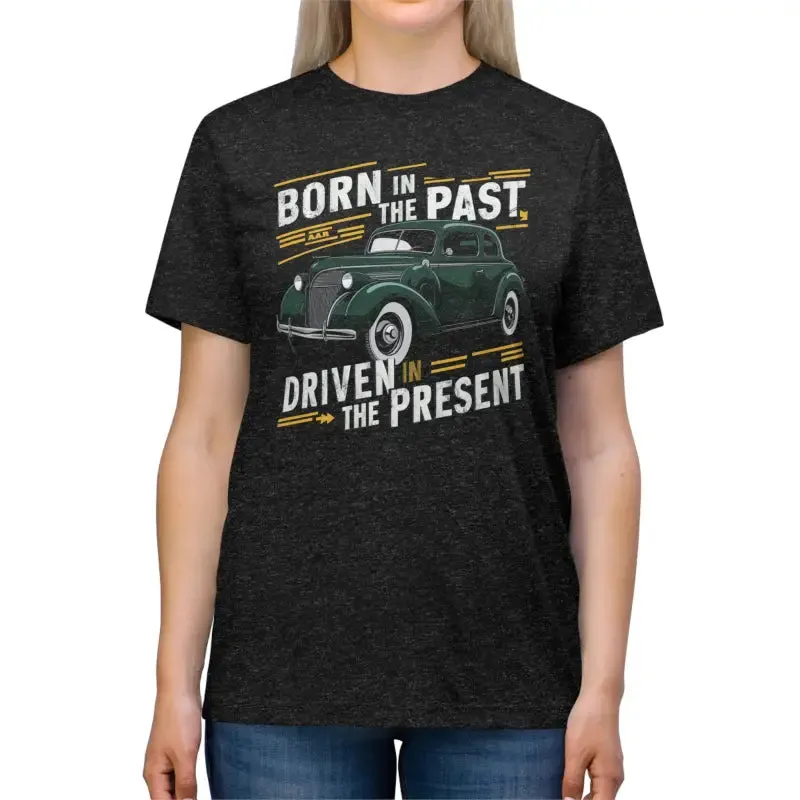 Vintage Car Triblend Tee for Timeless Style