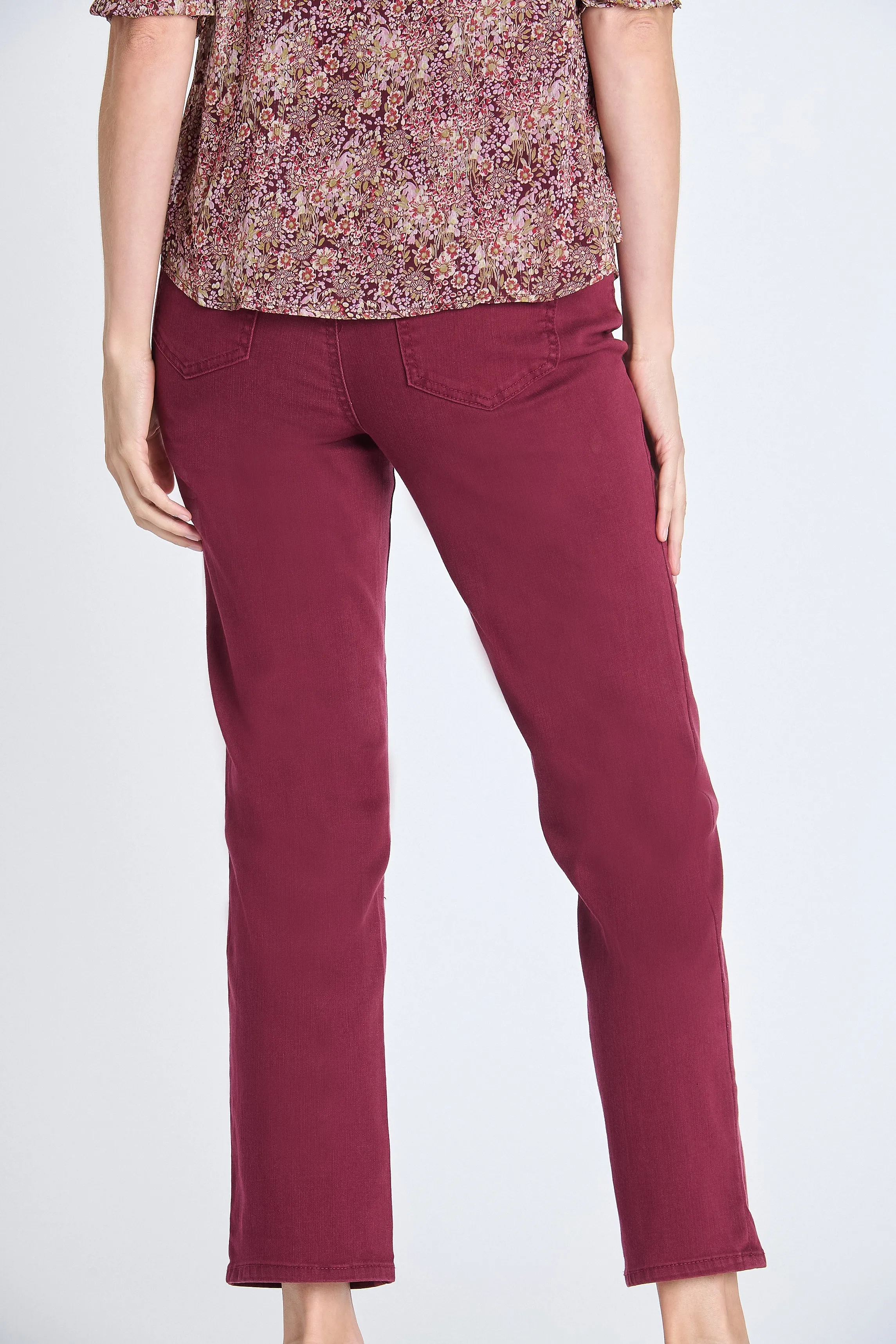 Westport Signature 5 Pocket Colored Denim Straight Leg Jean