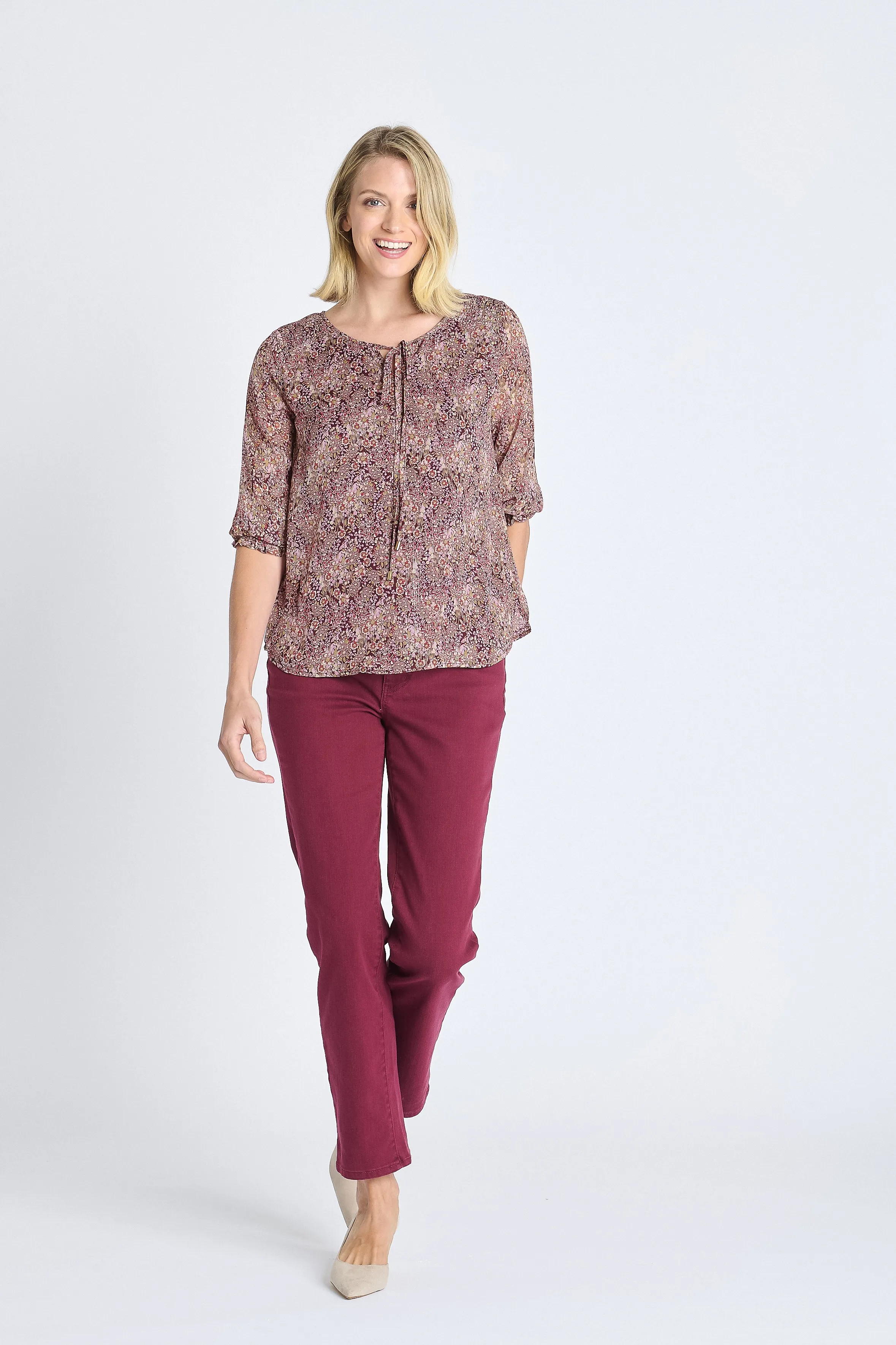 Westport Signature 5 Pocket Colored Denim Straight Leg Jean
