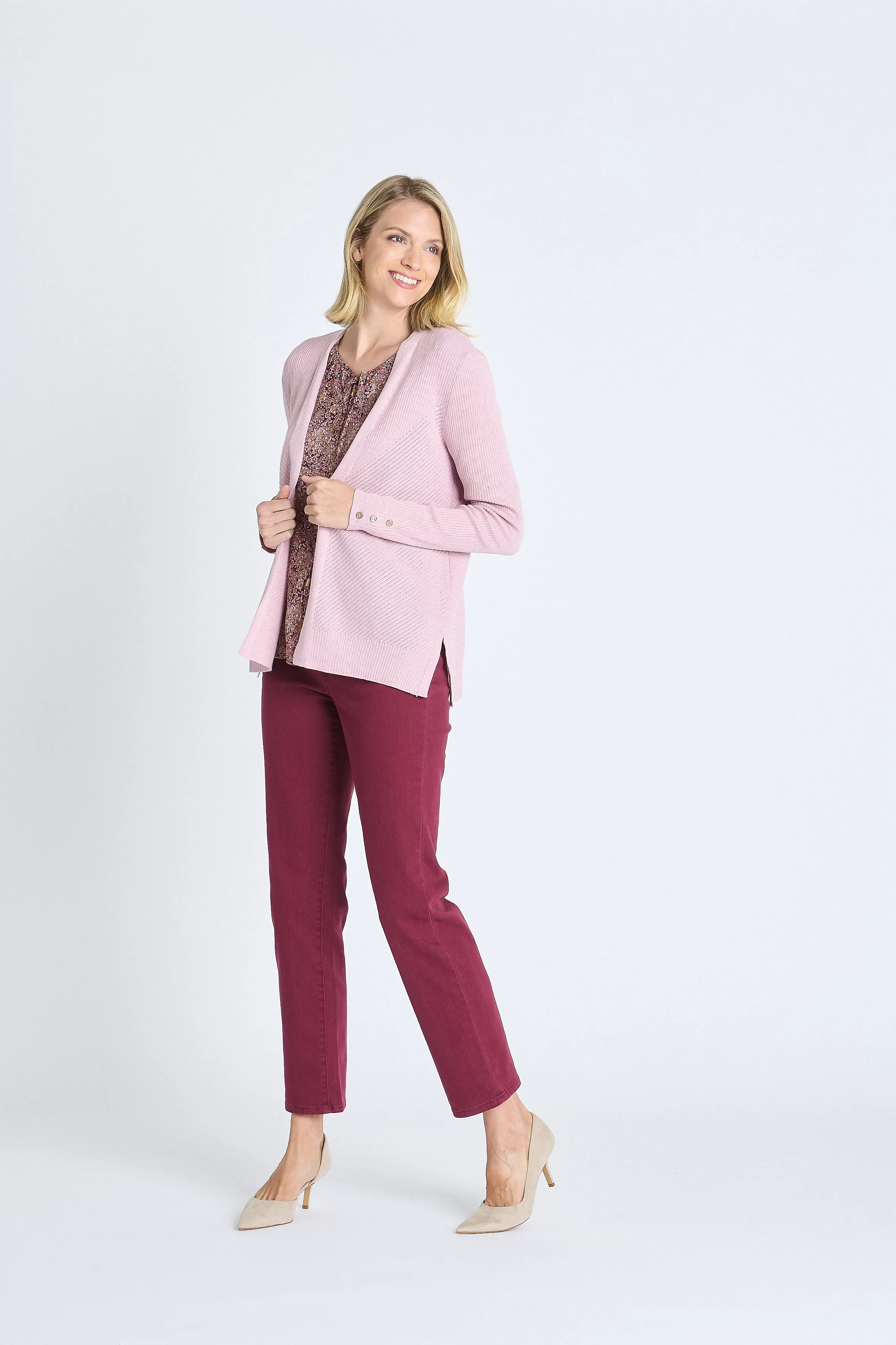Westport Signature 5 Pocket Colored Denim Straight Leg Jean