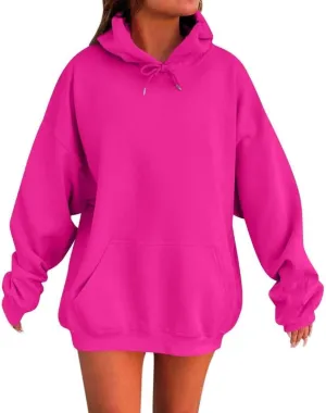 Womens Oversized Hoodies Fleece Sweatshirts Long Sleeve Sweaters Pullover Fall Outfits Winter Clothes