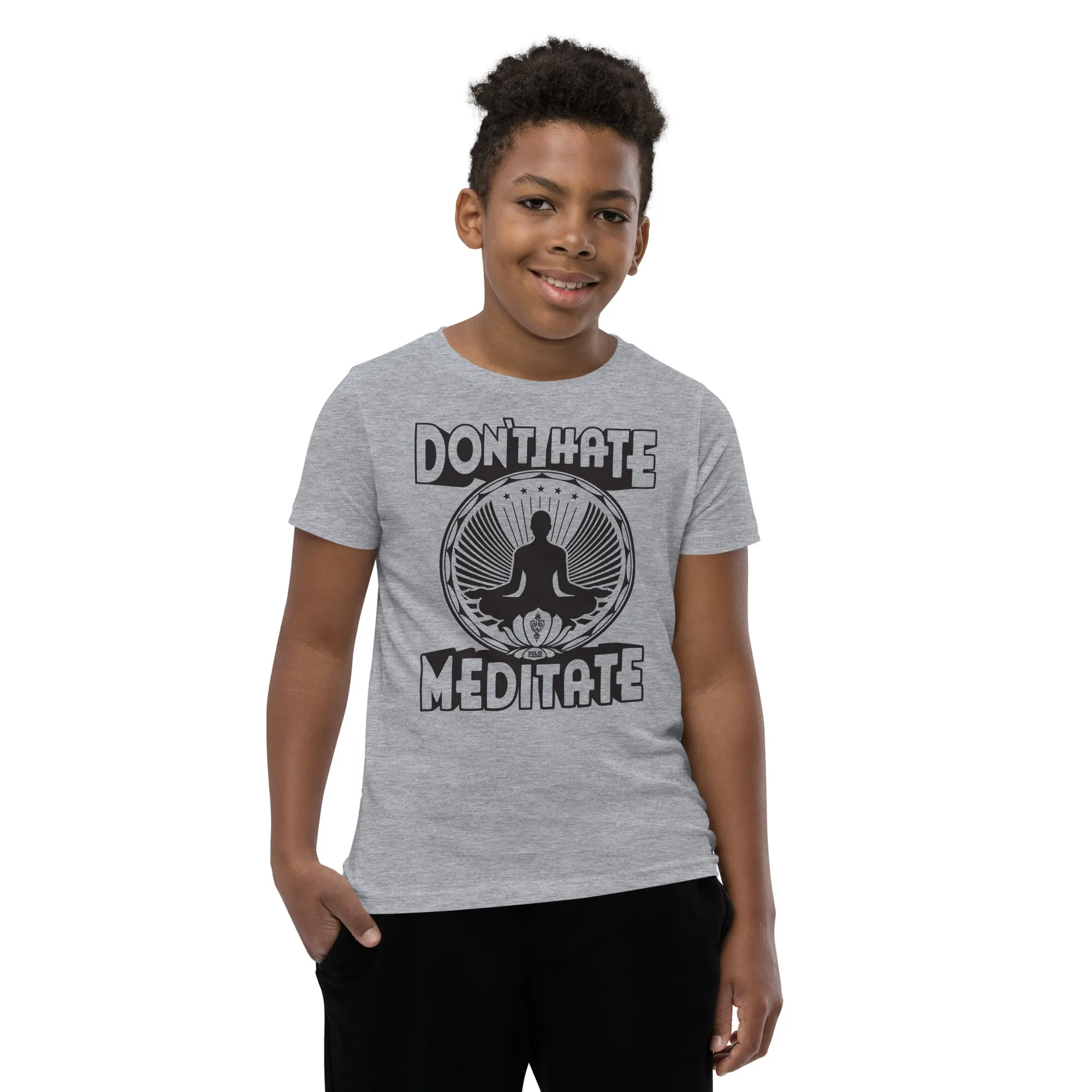 Youth Don't Hate Meditate Extra Soft T-Shirt